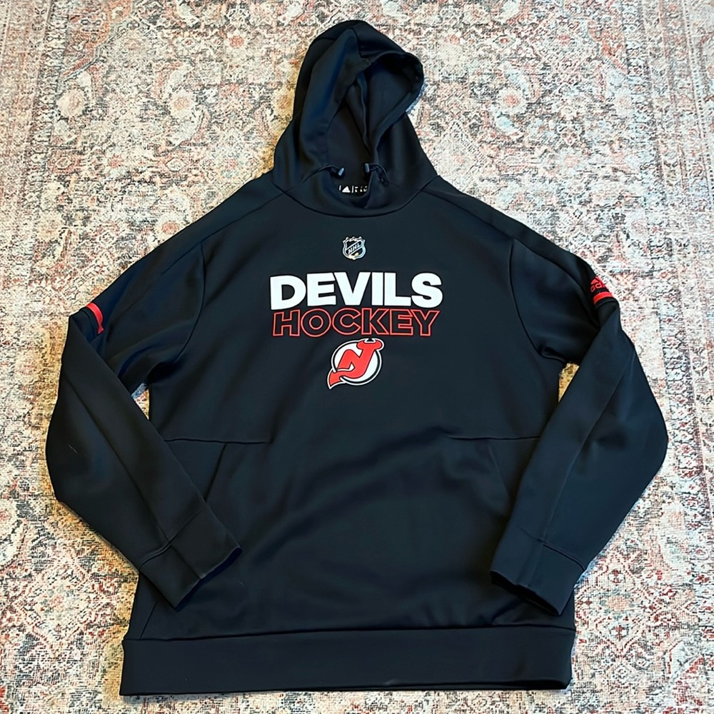 New Jersey Devils- Adidas Hoodie- Men’s Large